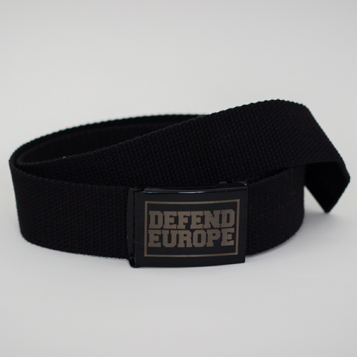 Belt - DEFEND EUROPE black  