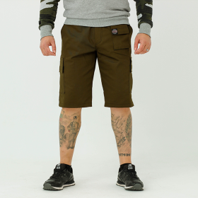 SHORT CARGO PANTS "RATNIK" GREEN